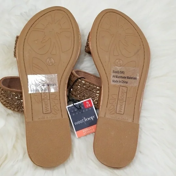 Brown Strappy Sandals - Picture 4 of 8